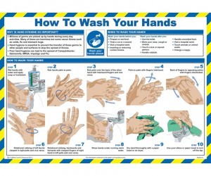 How to Wash Your Hands Poster