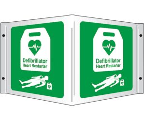 AED 3D Projecting Sign