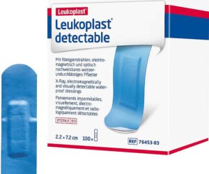 Leukoplast Detectable X-Ray Plasters, 7.2×2.2cm (Pack of 100)