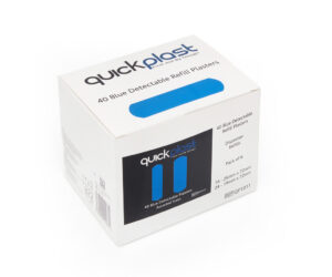 Quickplast Blue Detectable Plaster Refill (Box 6 x 40)